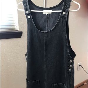Overall denim dress